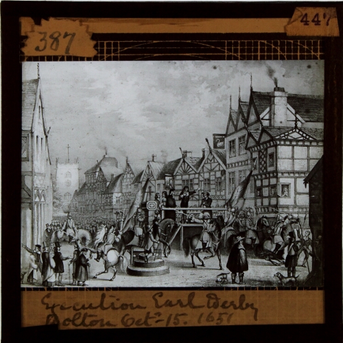 Execution Earl Derby, Bolton October 15, 1651