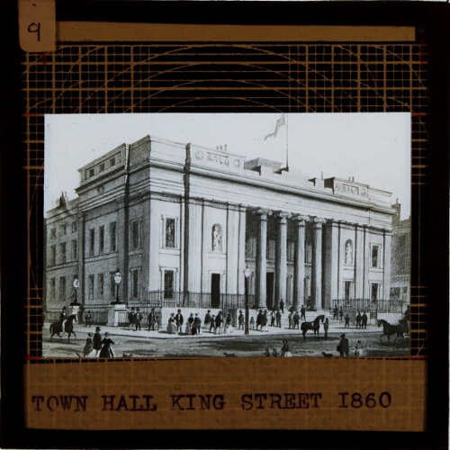 Town Hall, King Street, 1860