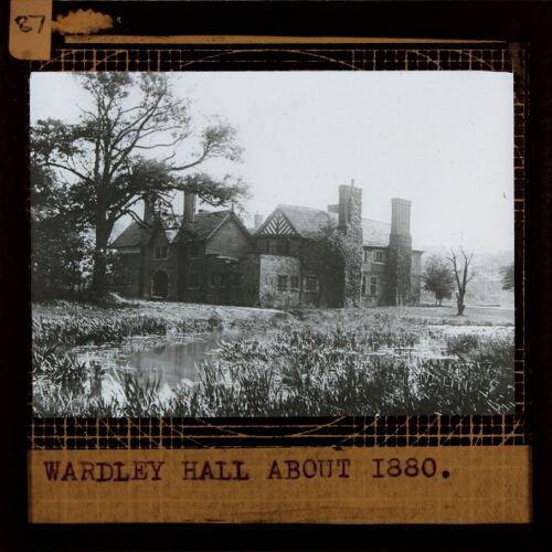 Wardley Hall about 1880