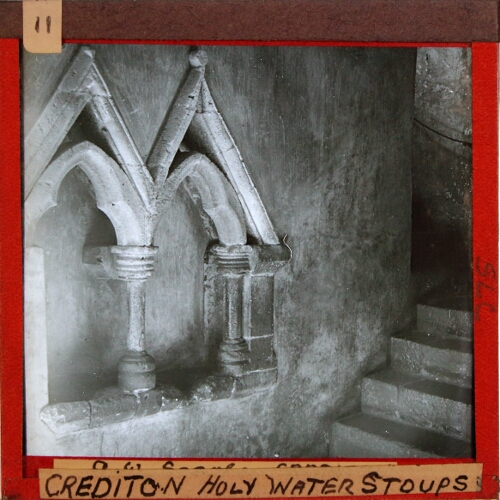 Crediton Holy Water Stoups