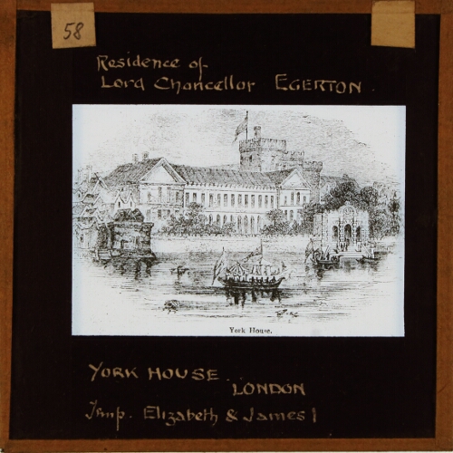 York House, London, Residence of Lord Chancellor Egerton