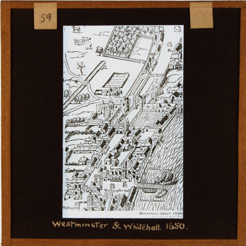 Westminster and Whitehall, 1650