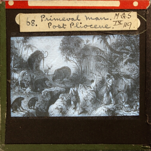 Primeval Man. Post Pliocene