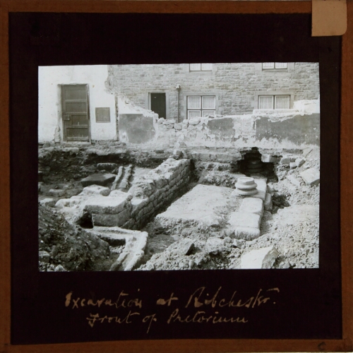 Excavation at Ribchester -- Front of Pretorium