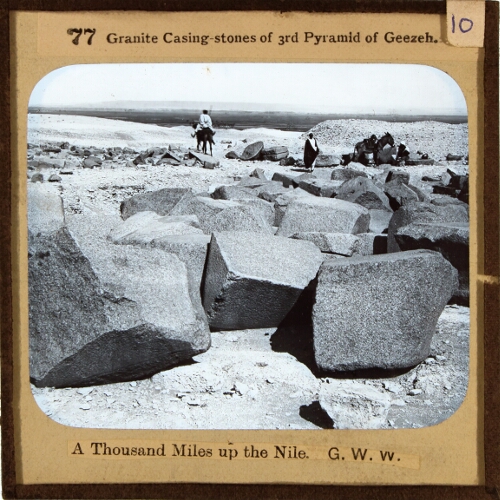 Granite Casting-stones of 3rd Pyramid of Geezeh