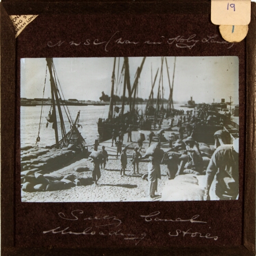 Suez Canal, Unloading Stores