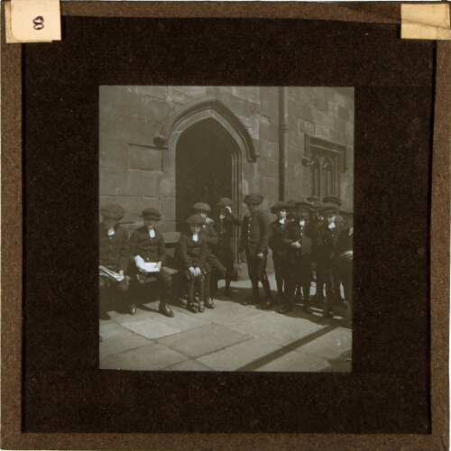 Group of schoolboys at Chetham's School