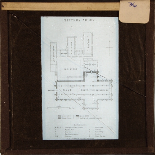 Plan of Tintern Abbey
