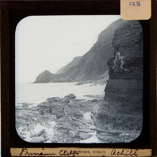 Minaun Cliffs, Achill – secondary view of slide