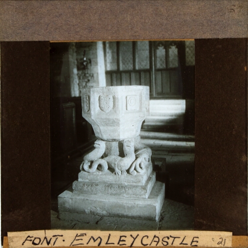 Font, Emley Castle