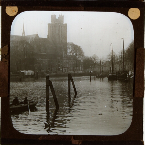 Canal and Grote Kerk, Dordrecht
