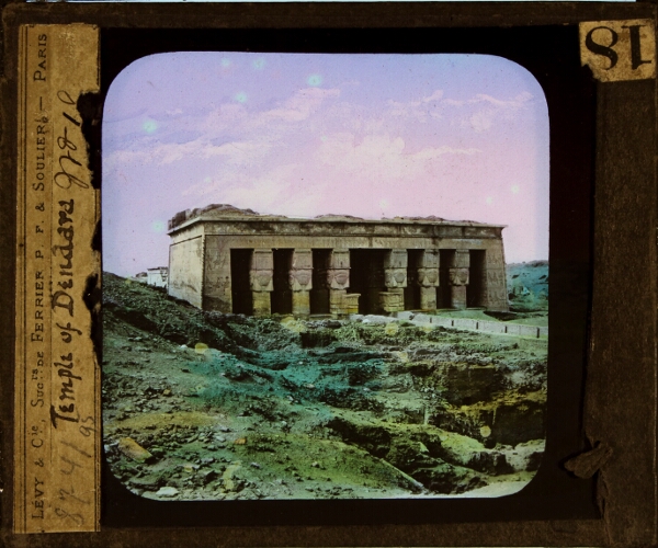 Temple of Dendara – secondary view of slide