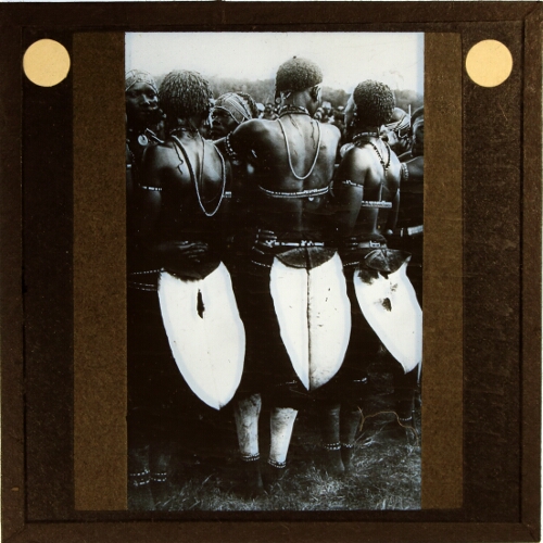 Group of African people in ceremonial costume