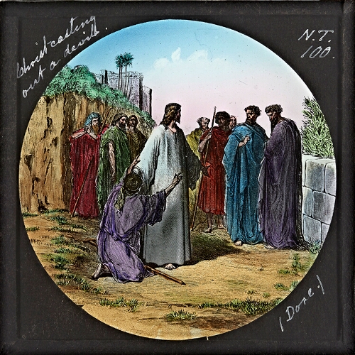 Christ casting out a Devil (Doré)