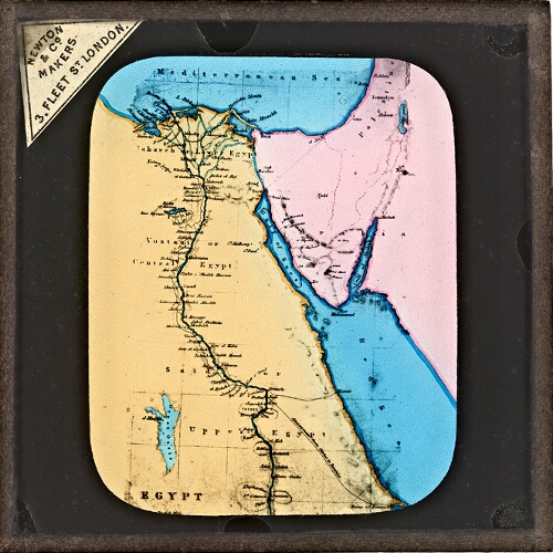 Map of Egypt and Sinai