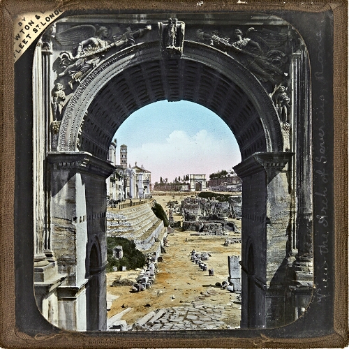 View -- the Arch of Severus, Rome