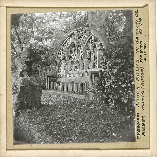 Evesham Abbey, Relics in Manor Garden