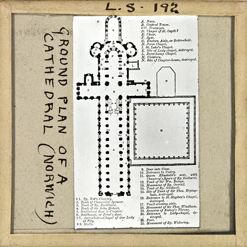 Ground Plan of a Cathedral (Norwich)