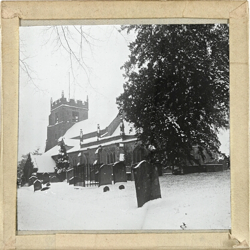 Claines Church from South East, Winter