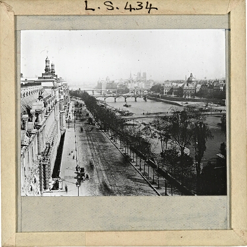 Panorama of Seine from Louvre