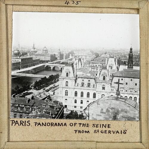Paris, Panorama of the Seine from St Gervais