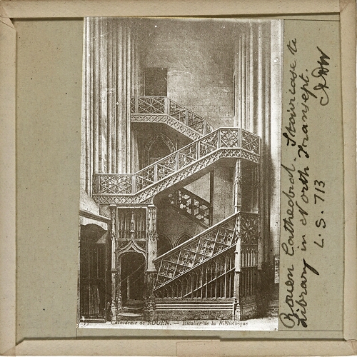 Rouen Cathedral, Staircase to Library in North Transept