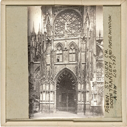 Rouen, St Ouen Church, South Transept and Rose Window