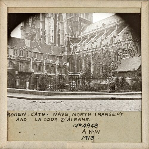 Rouen Cathedral, Nave, North Transept and La Cour D'Albane