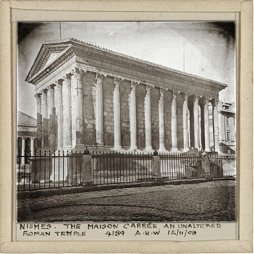 Nimes, the Maison Carrée, an Unaltered Roman Temple