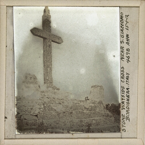 Stone Wayside Cross Near San Giaccomo