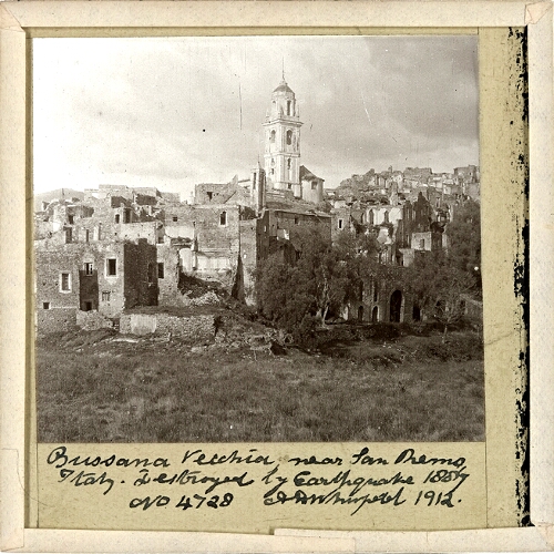 Bussana Vecchia, near San Remo, Italy, Destroyed by Earthquake 1887