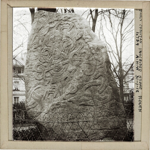 Early Christian Inscribed Stone, Rouen