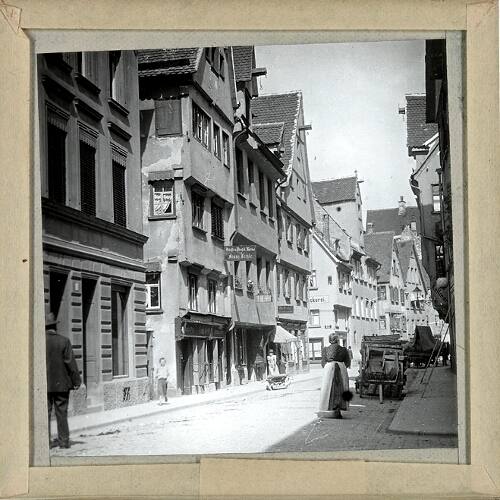 Ulm, Street with Old Houses