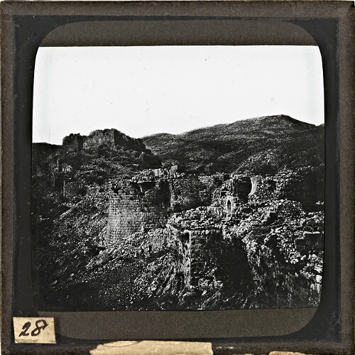 Ruined buildings in unidentified location