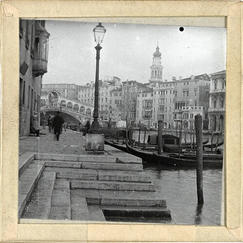 Venice, On the Grand Canal near The Rialto Bridge