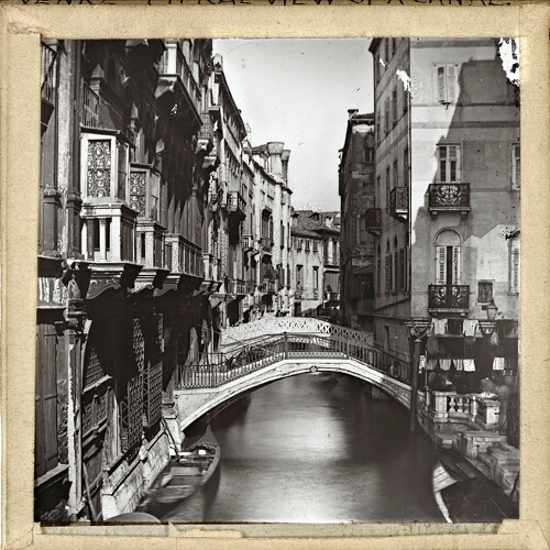 Venice, Typical View of Canal