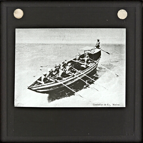 Sea going eight-oared rowing boat