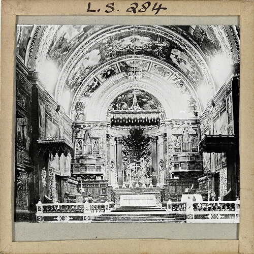 Interior of Church of St John, Valetta