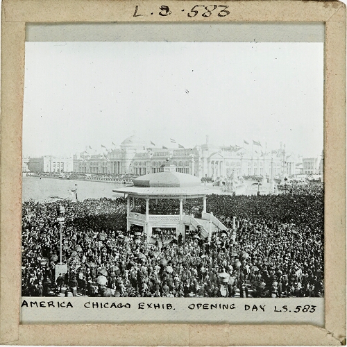 Chicago Exhibition, Opening Day