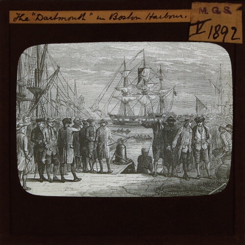 The 'Dartmouth' in Boston Harbour