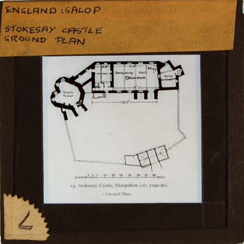 Stokesay Castle -- Ground Plan