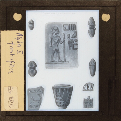 Abydos, Temple: glazed pottery  M 69