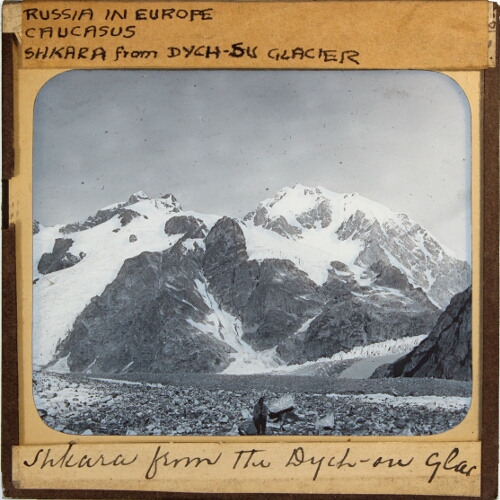 Shkara from the Dych-su Glacier