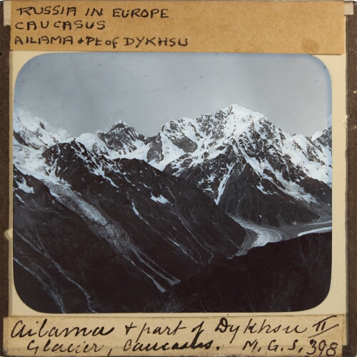 Ailama and part of Dykhsu Glacier, Caucasus