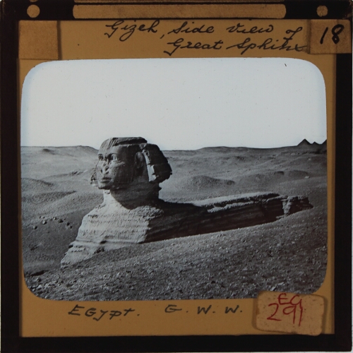 Gizeh, Side View of Great Sphinx