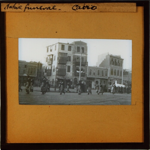 Native funeral, Cairo