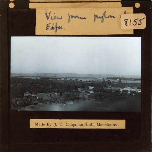 View from pylon at Edfu