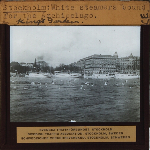 Stockholm: White steamers bound for the Archipelago