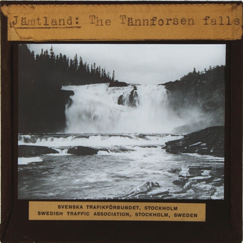 Jämtland: The Tännforsen falls