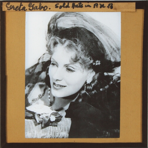 Greta Garbo. Sold hats in P.U.B.